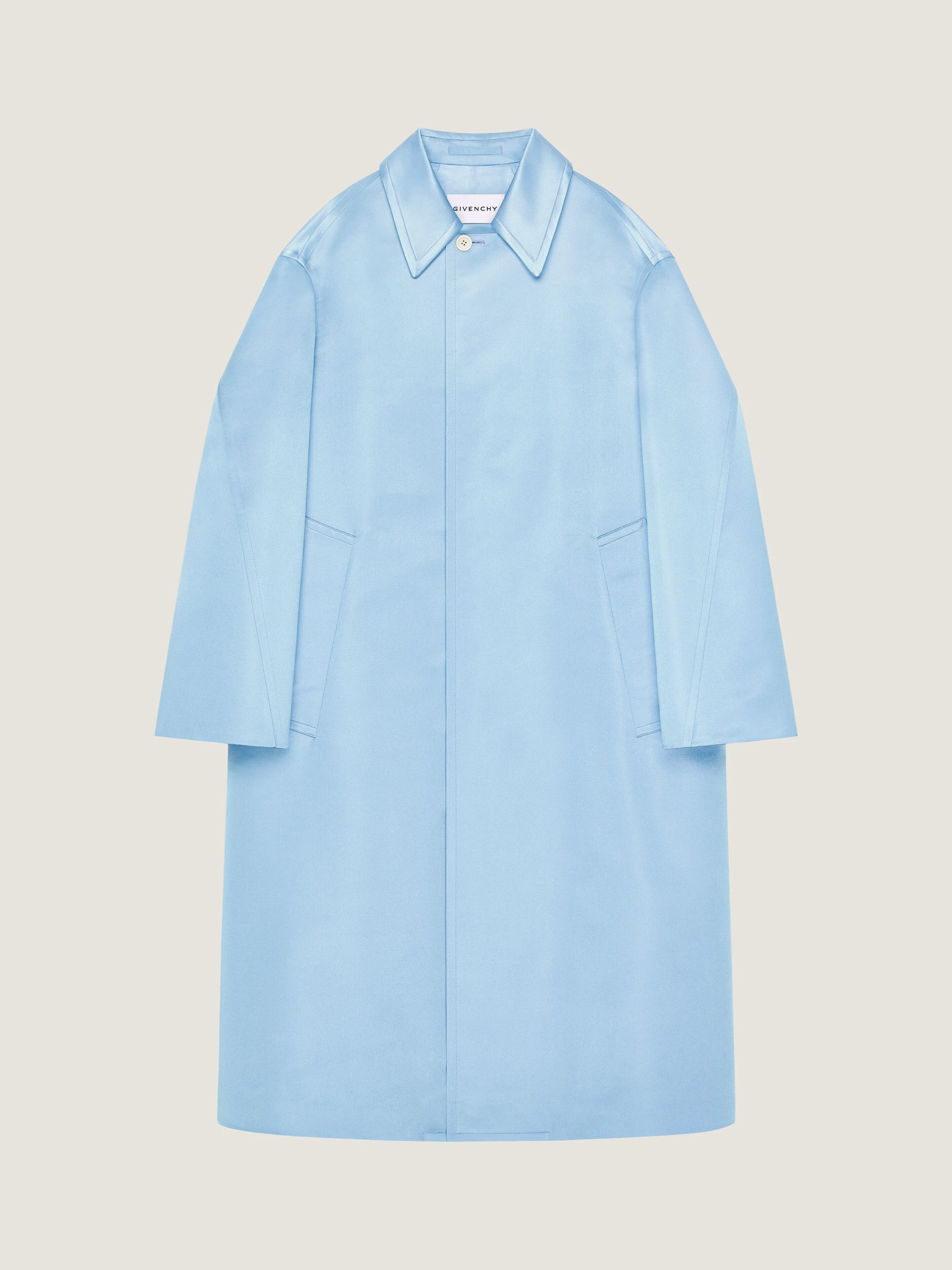 COUTURE SEAM COAT IN SATIN - 1