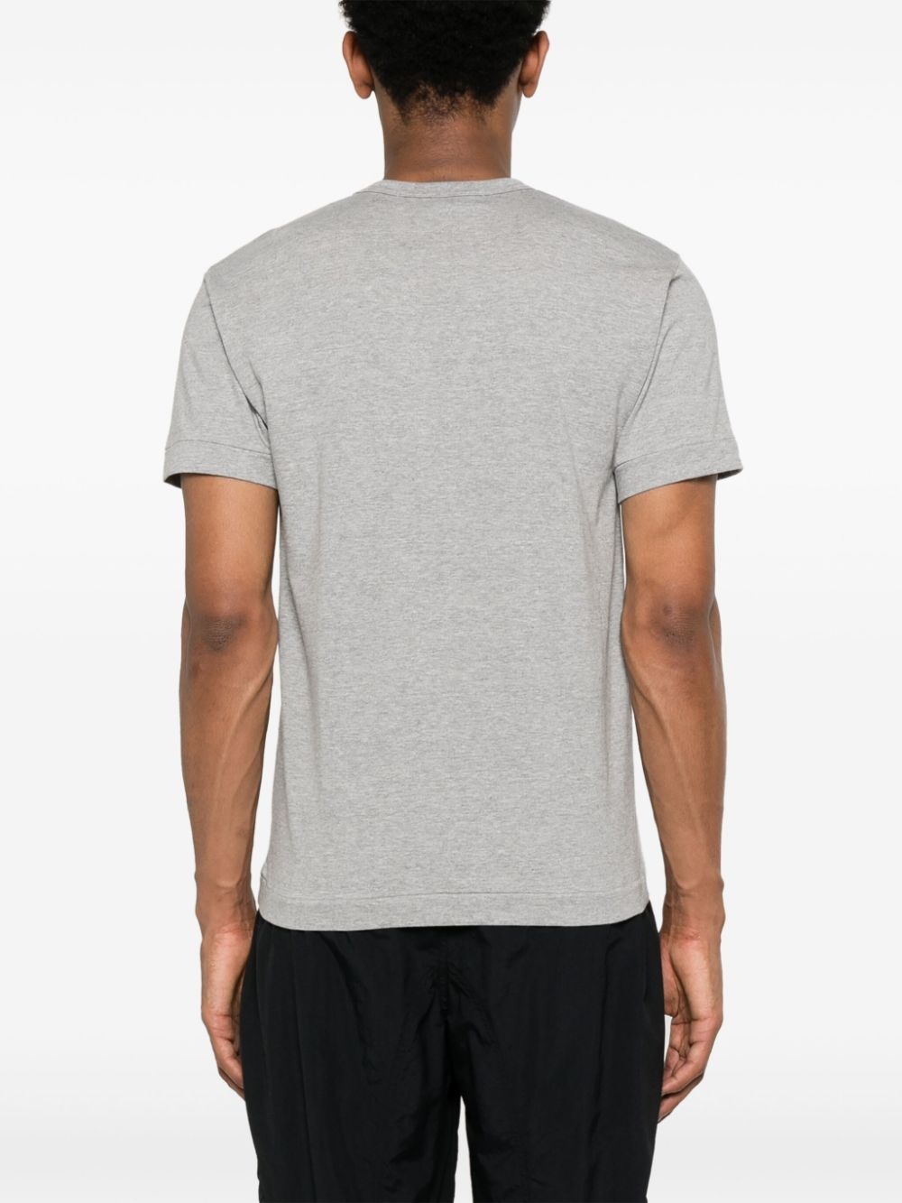 logo-appliqué cotton T-shirt - 4