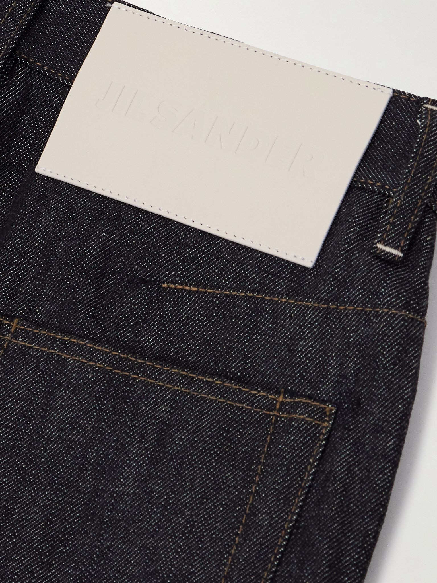Cropped high-rise flared jeans Dark denim - 6