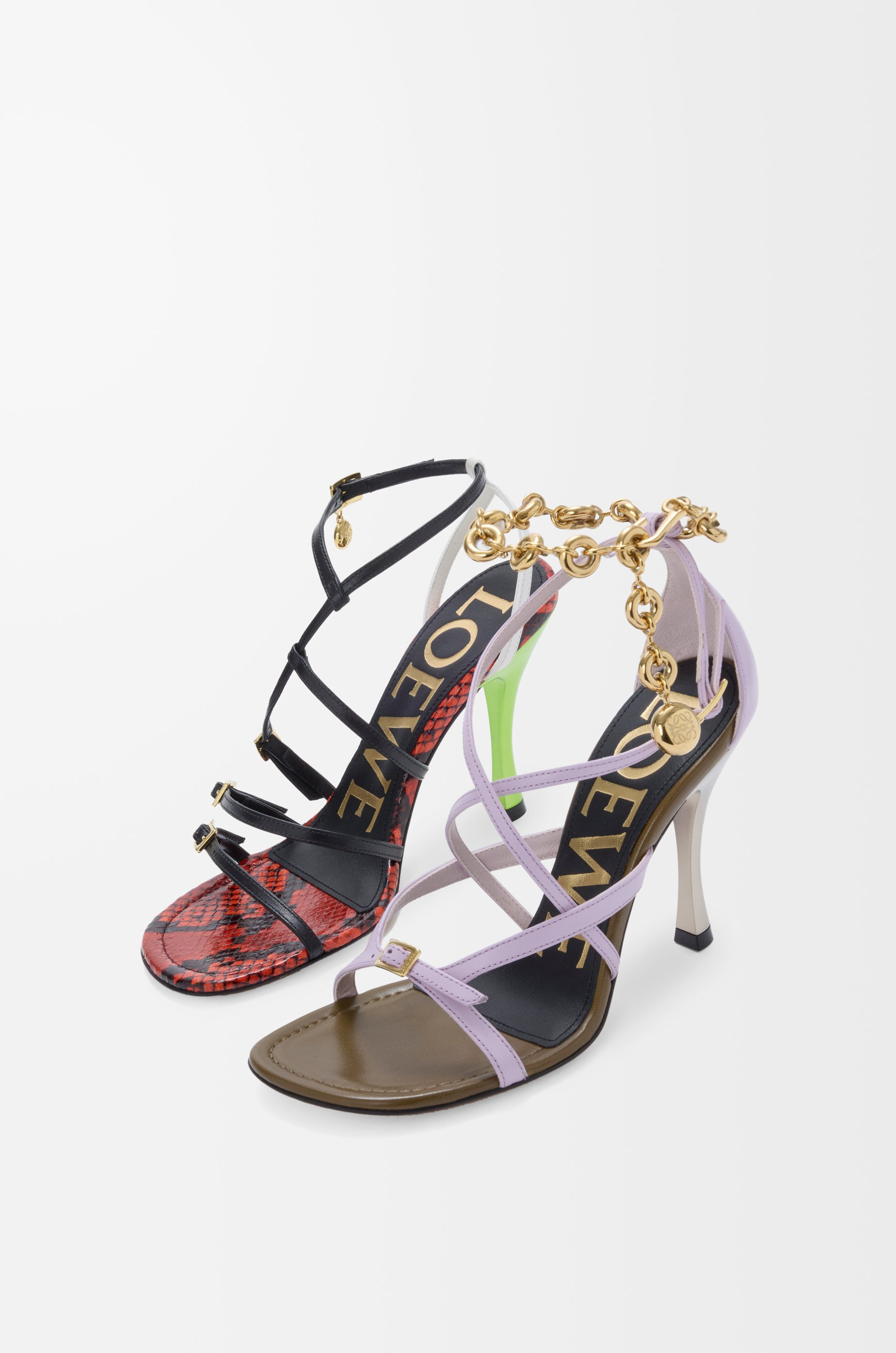 New Comic sandal in mixed leather - 3