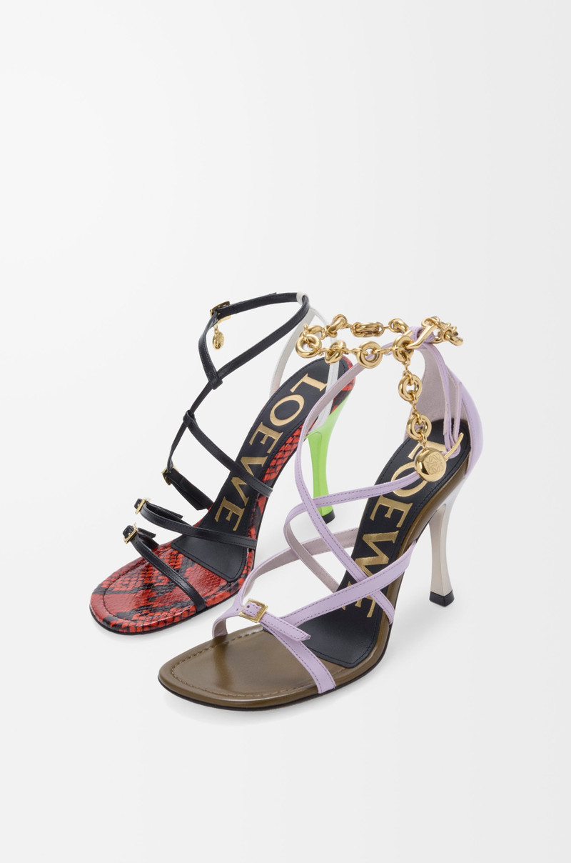 New Comic sandal in mixed leather 3