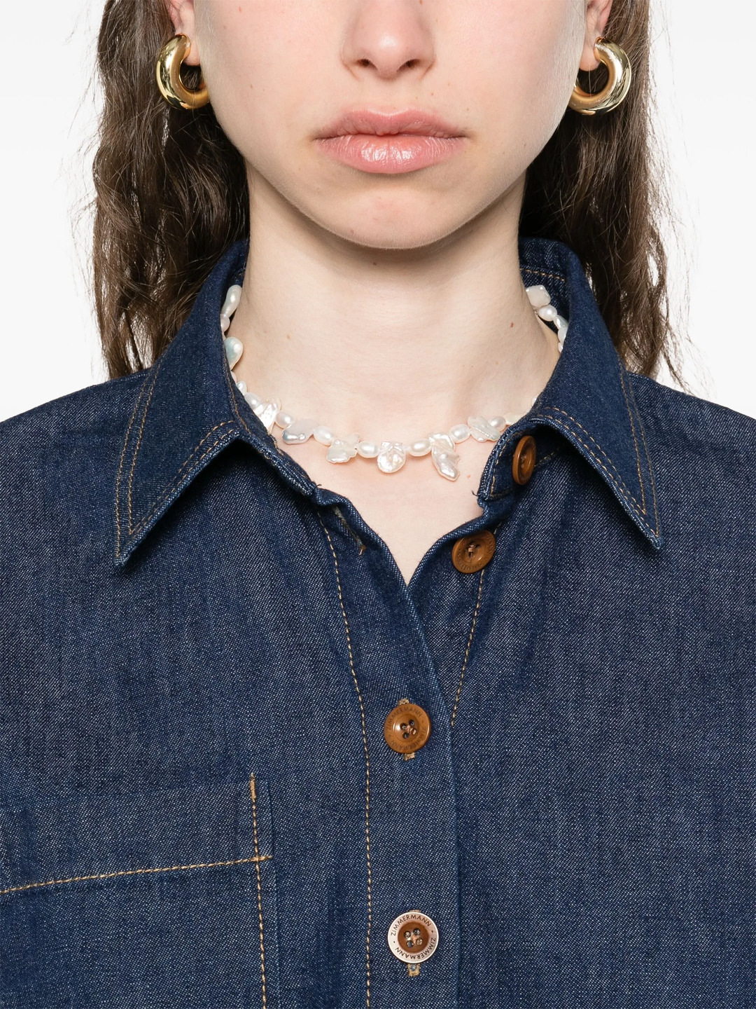 Rhiannon Fringe Denim Shirt - 5