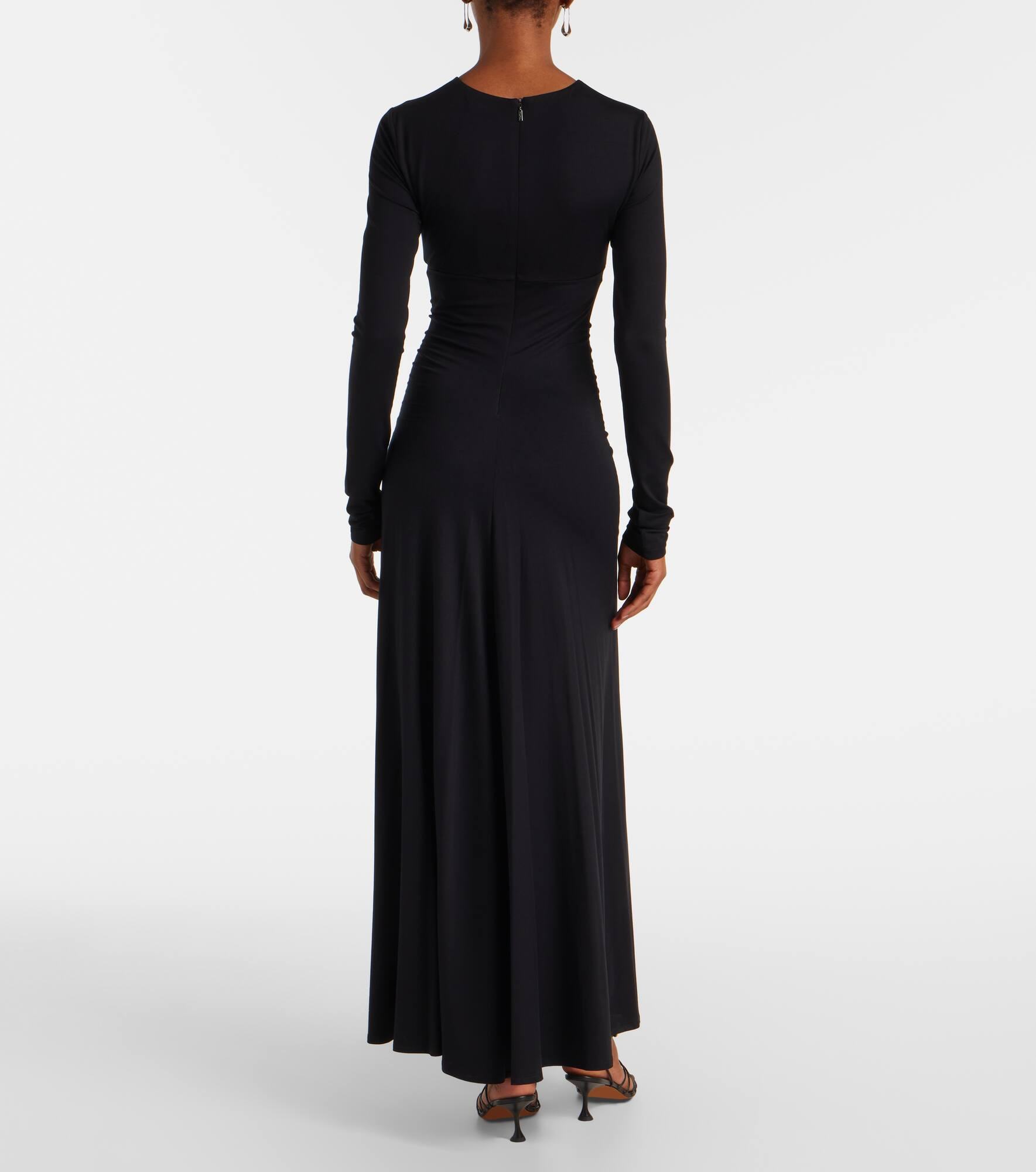 Doppia gathered maxi dress - 3
