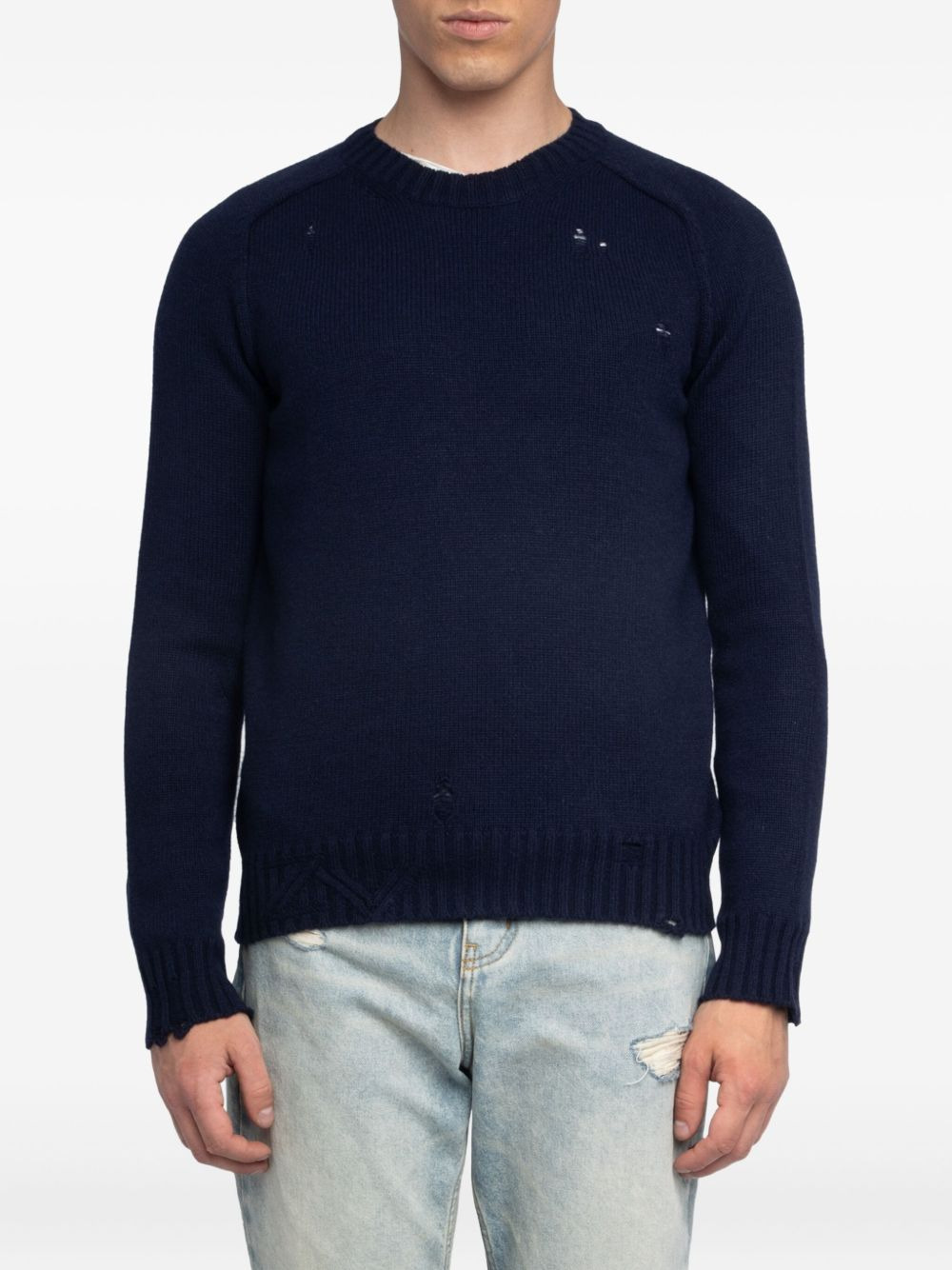 distressed sweater - 4