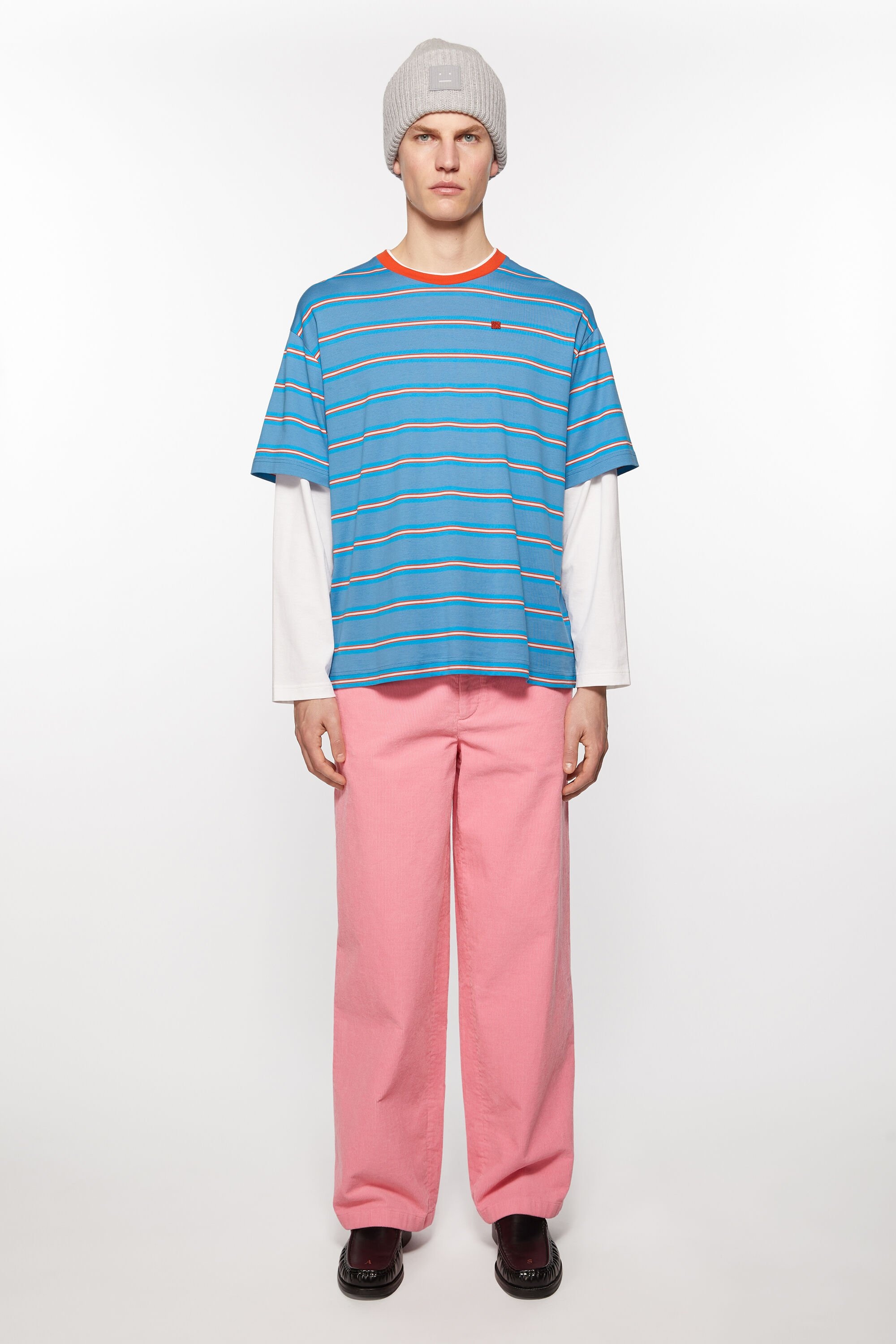 Cord trousers - Tango pink - 2
