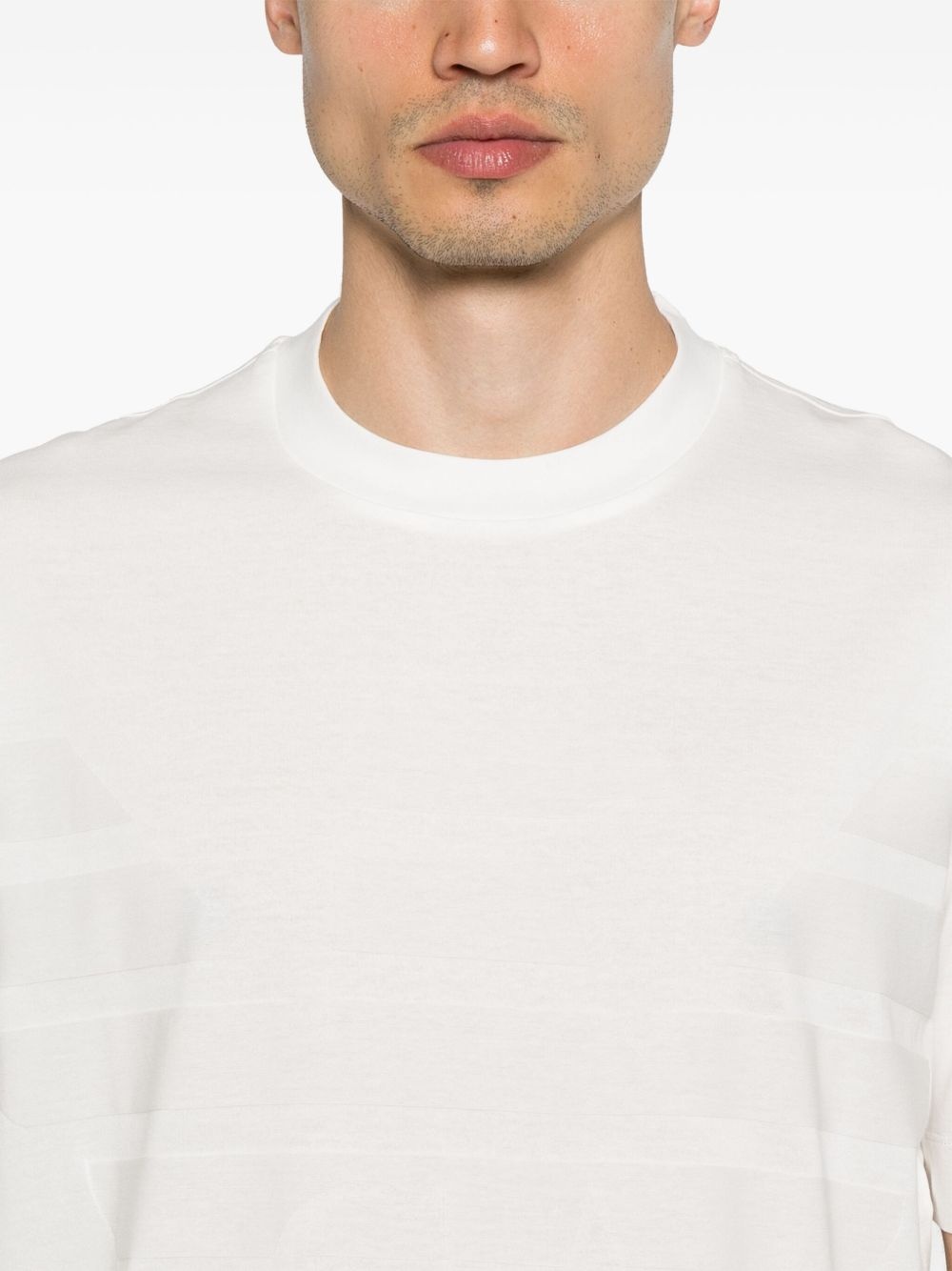 logo-jacquard T-shirt - 4