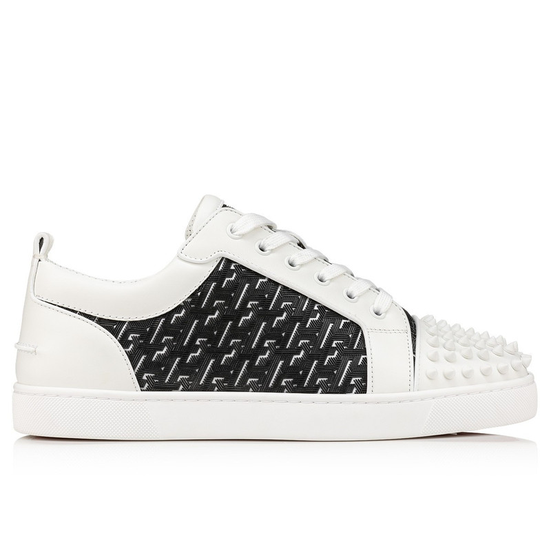 Christian Louboutin Louis Junior Spikes White outlook