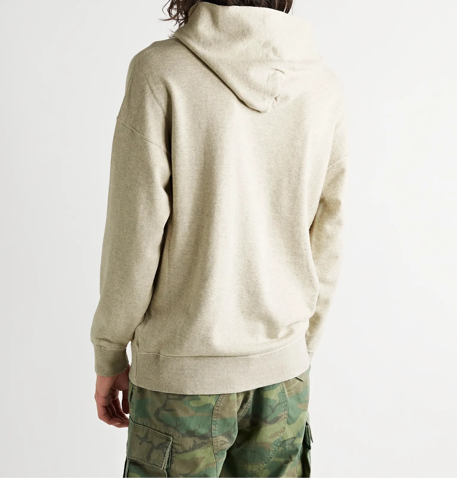 Jumbo Mélange Loopback Cotton-Jersey Hoodie - 4