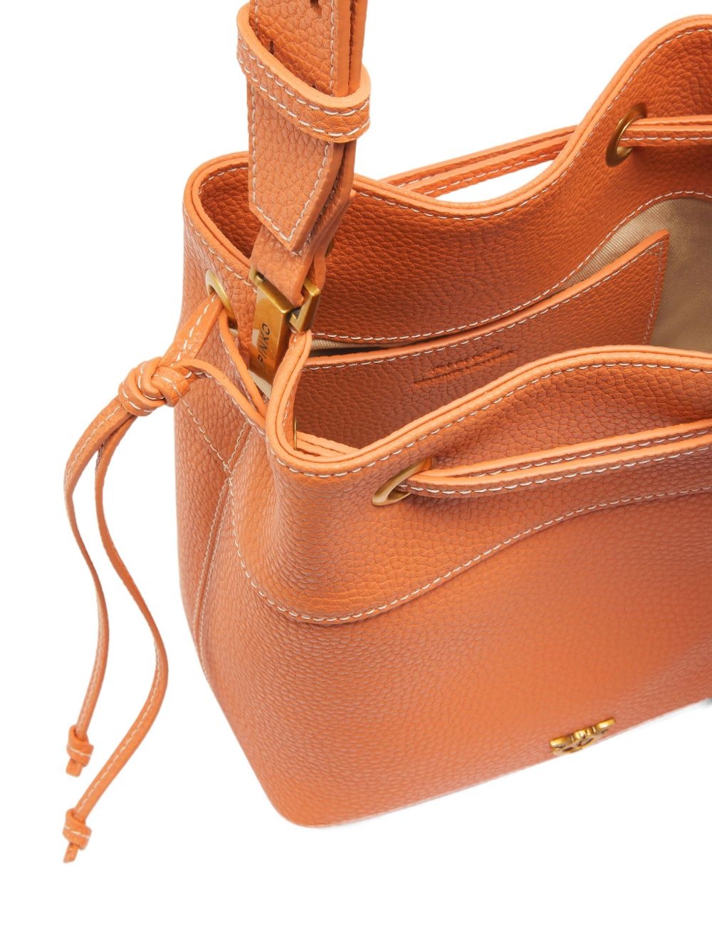 logo plaque bucket bag - 4