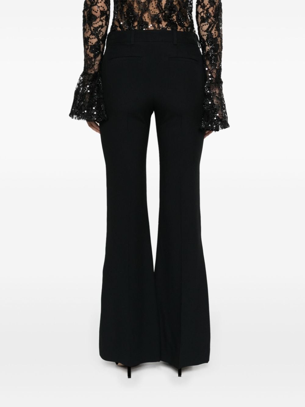 tailored flared trousers - 4