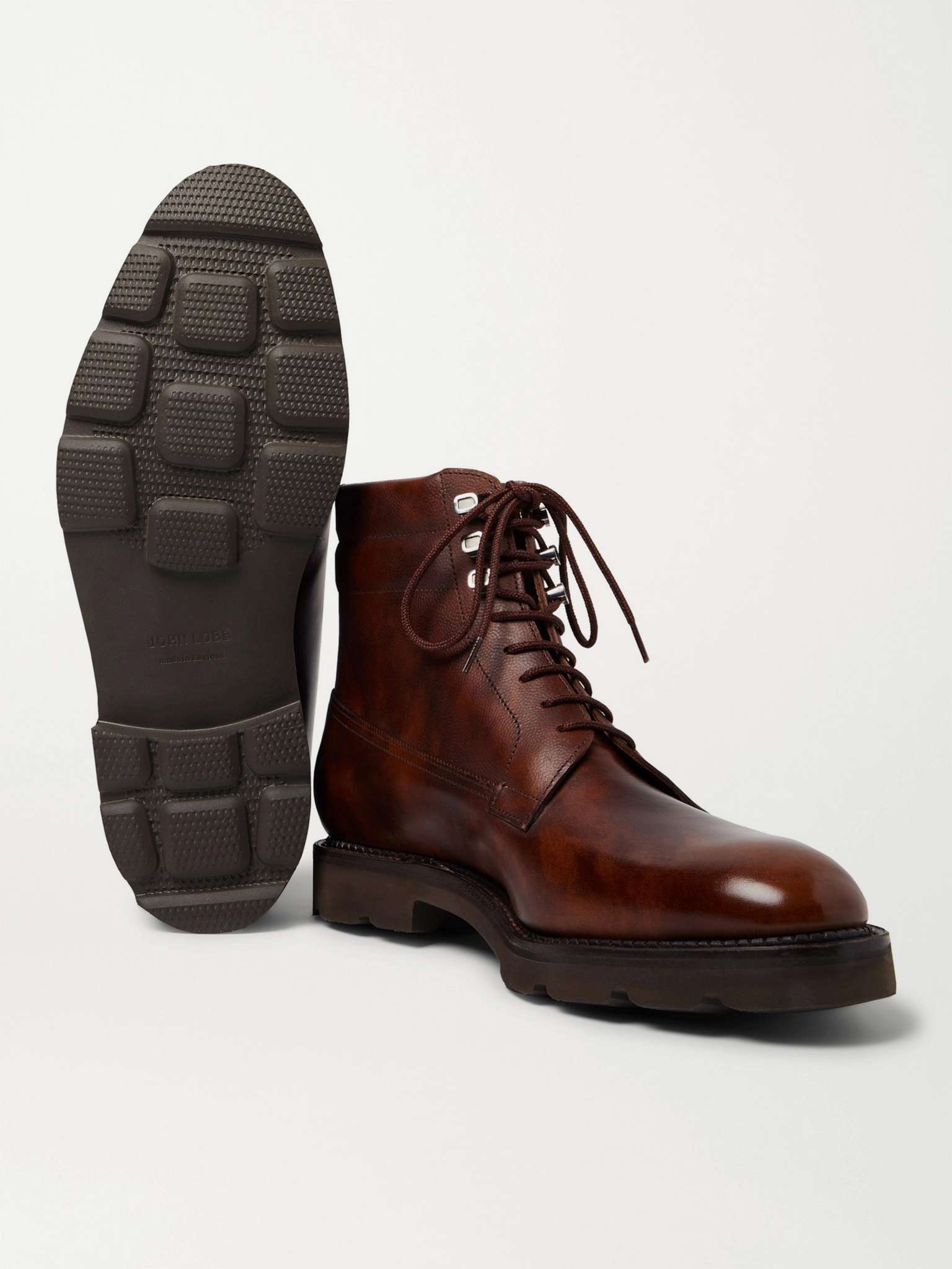 Alder Full-Grain Leather Boots - 7