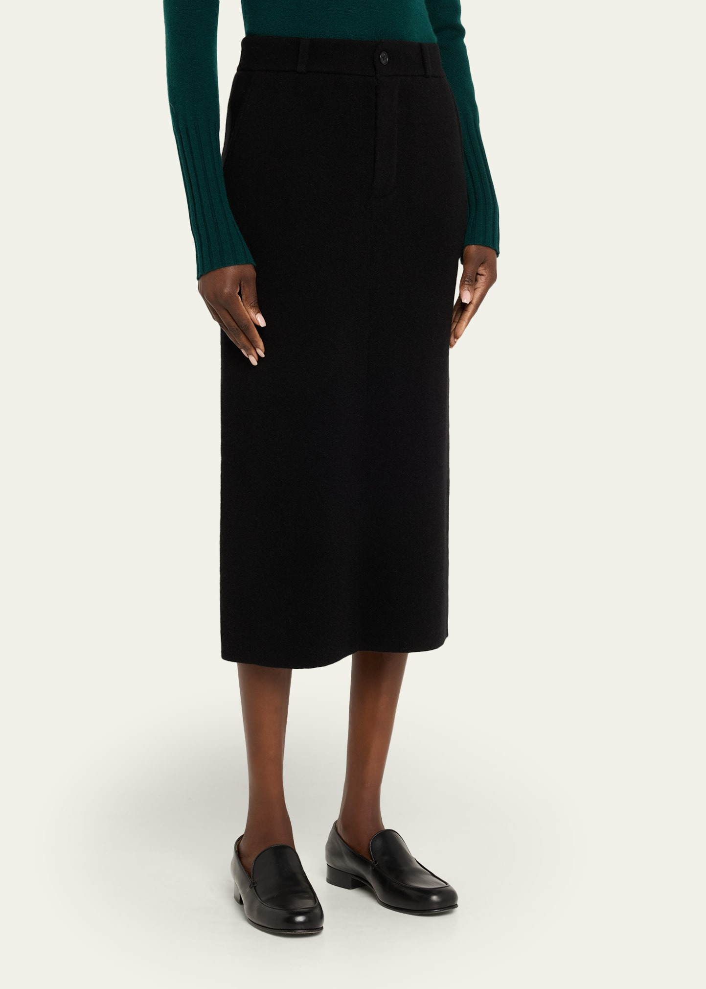 Cashmere Tailored Skirt - 4