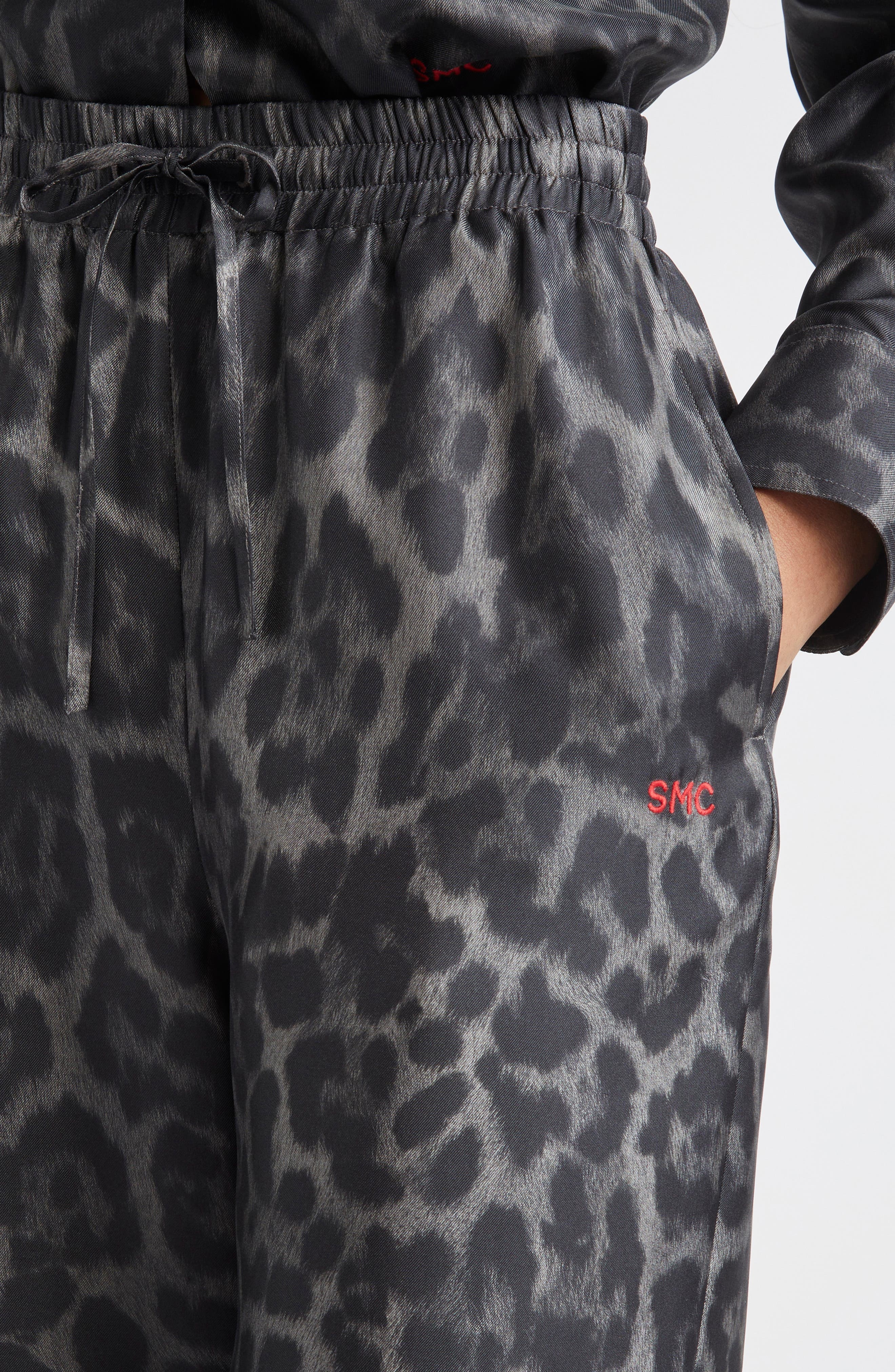 Stella McCartney Leopard Print Silk Pajama Pants in 1230 - 5