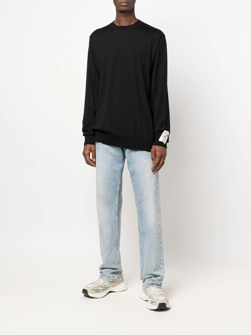 Golden Goose crew-neck virgin wool jumper outlook