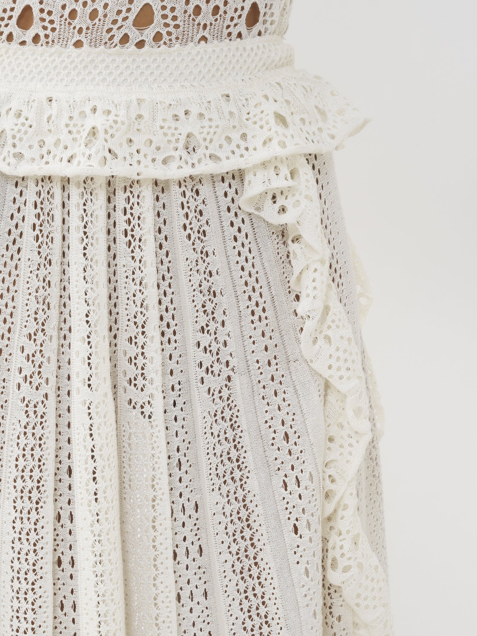 RUFFLED LONG SKIRT - 7