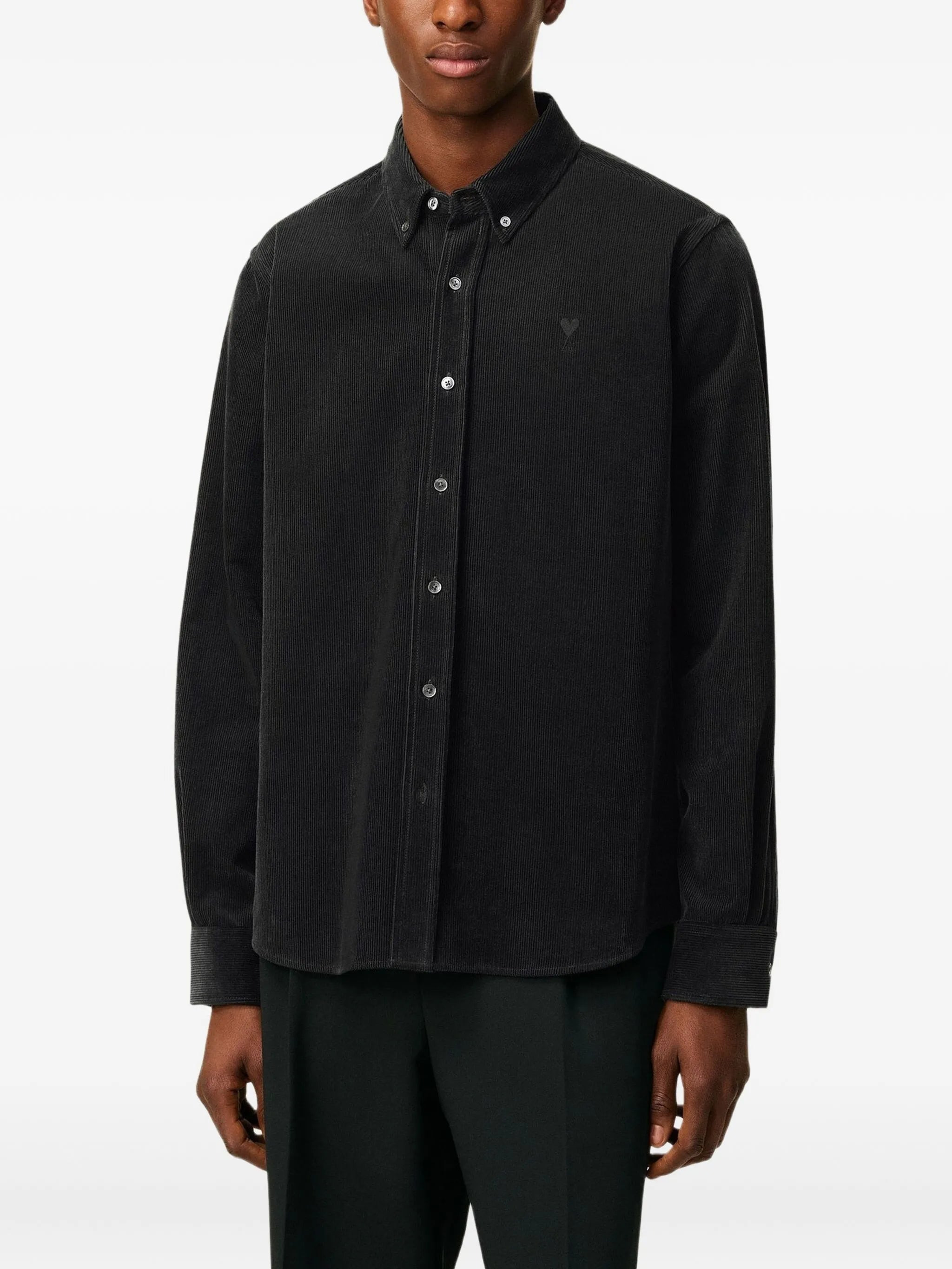 Ami Paris Ami De Coeur Corduroy Shirt - 3