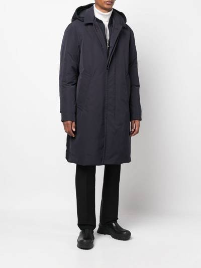 Moncler panel-padded hooded coat outlook
