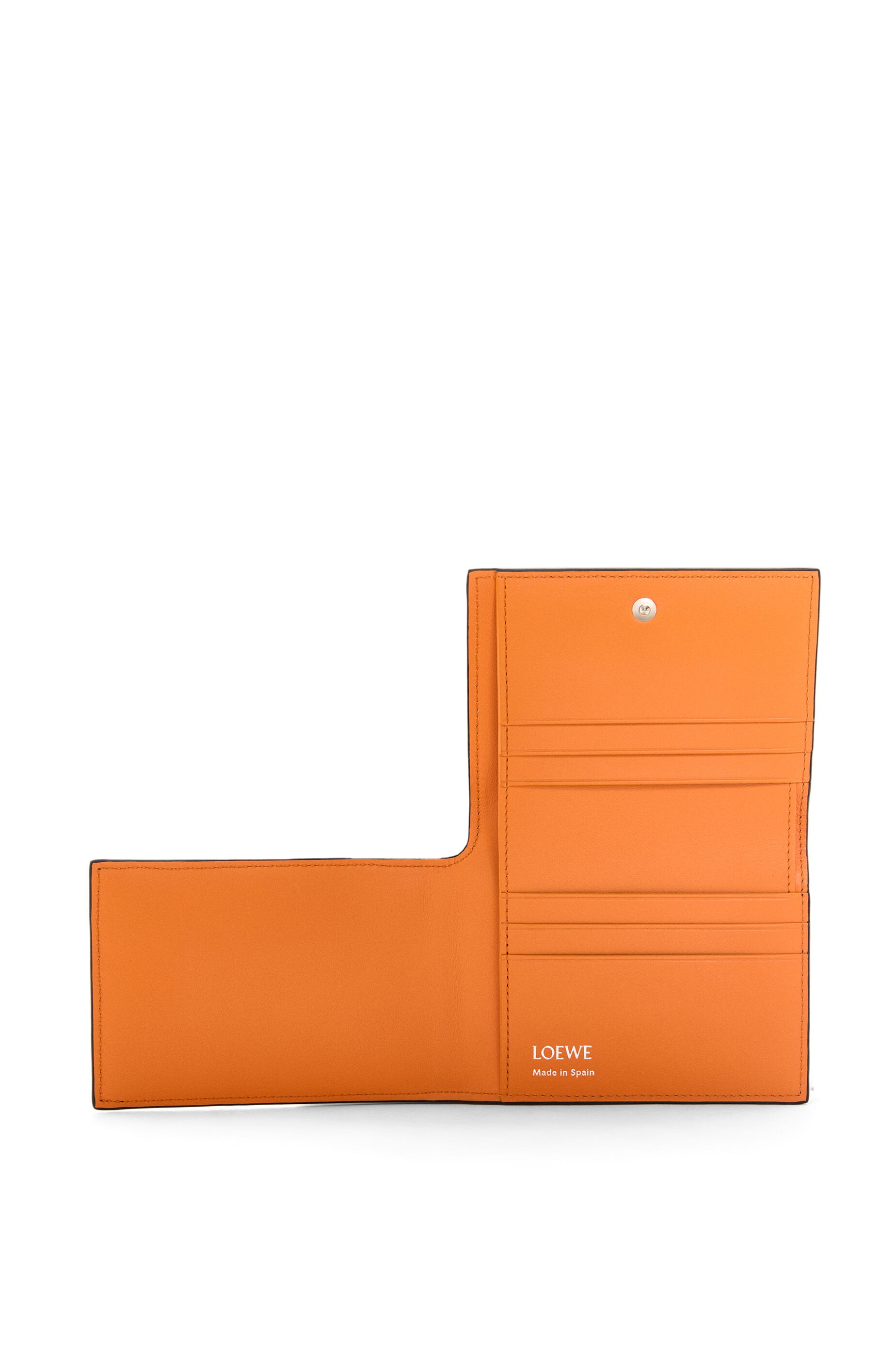 Folded wallet in shiny nappa calfskin - 2