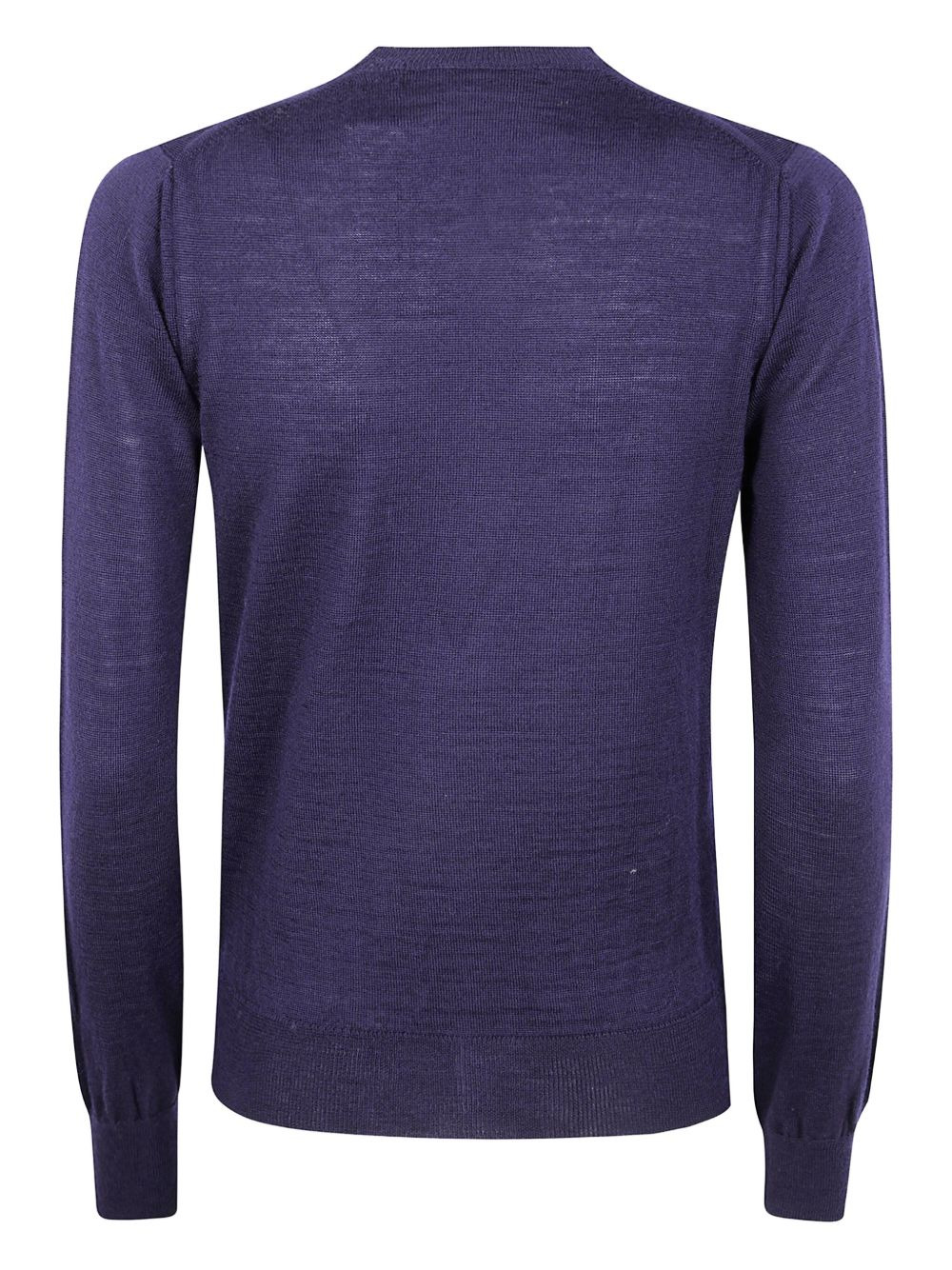 wool round-neck cardigan - 2