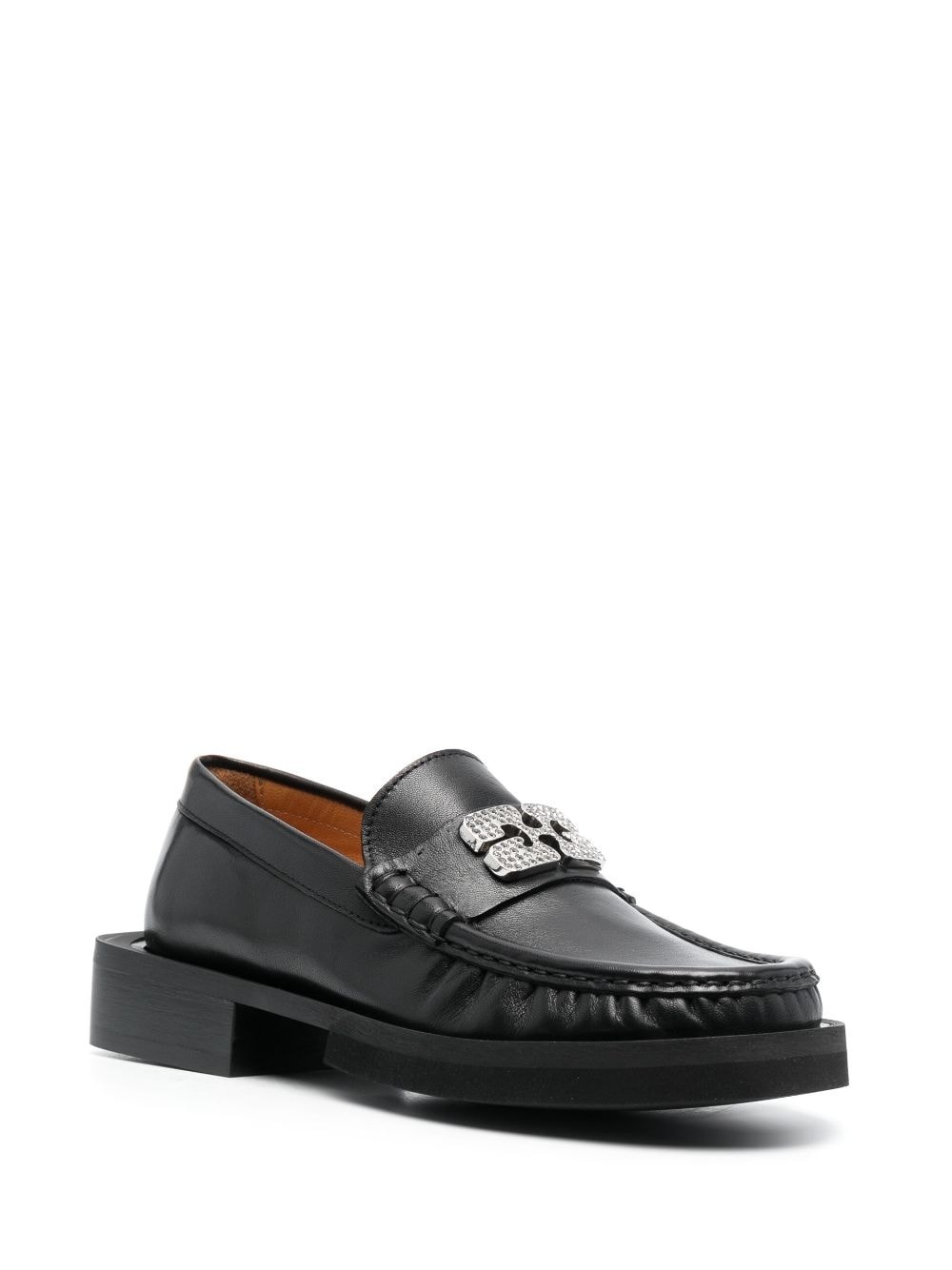 30mm logo-plaque loafers - 2
