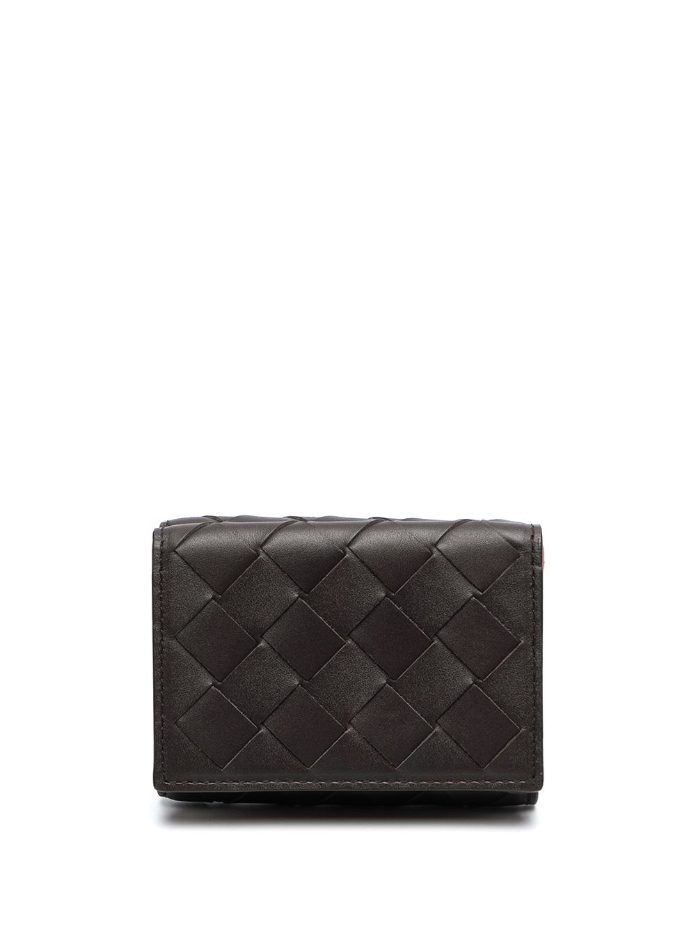 Intrecciato-weave wallet - 1