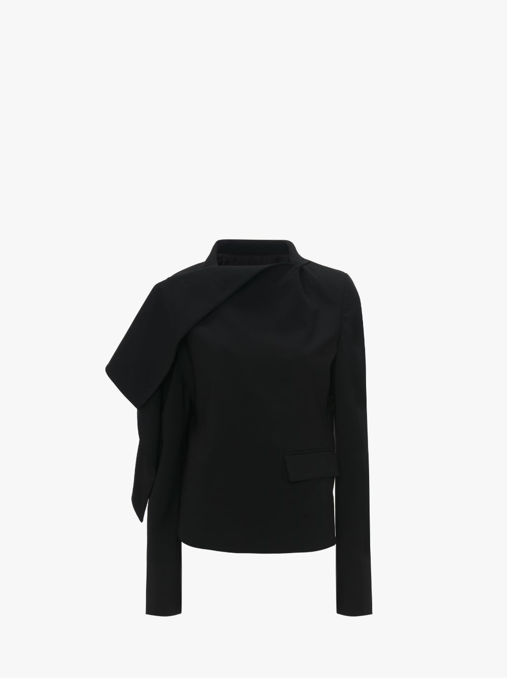 DRAPED TAILORED JACKET - 1