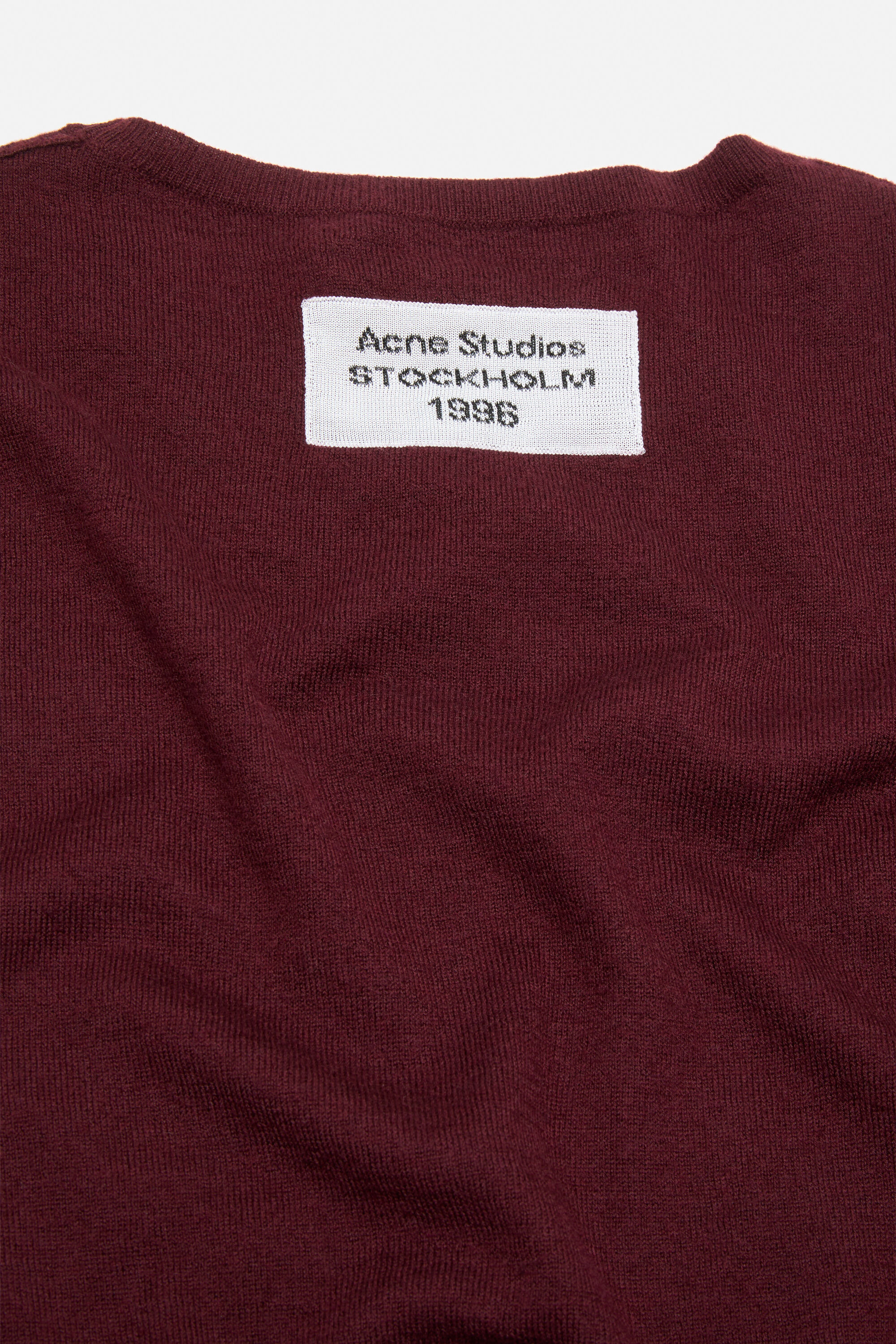 Cashmere knit - Dark burgundy - 5