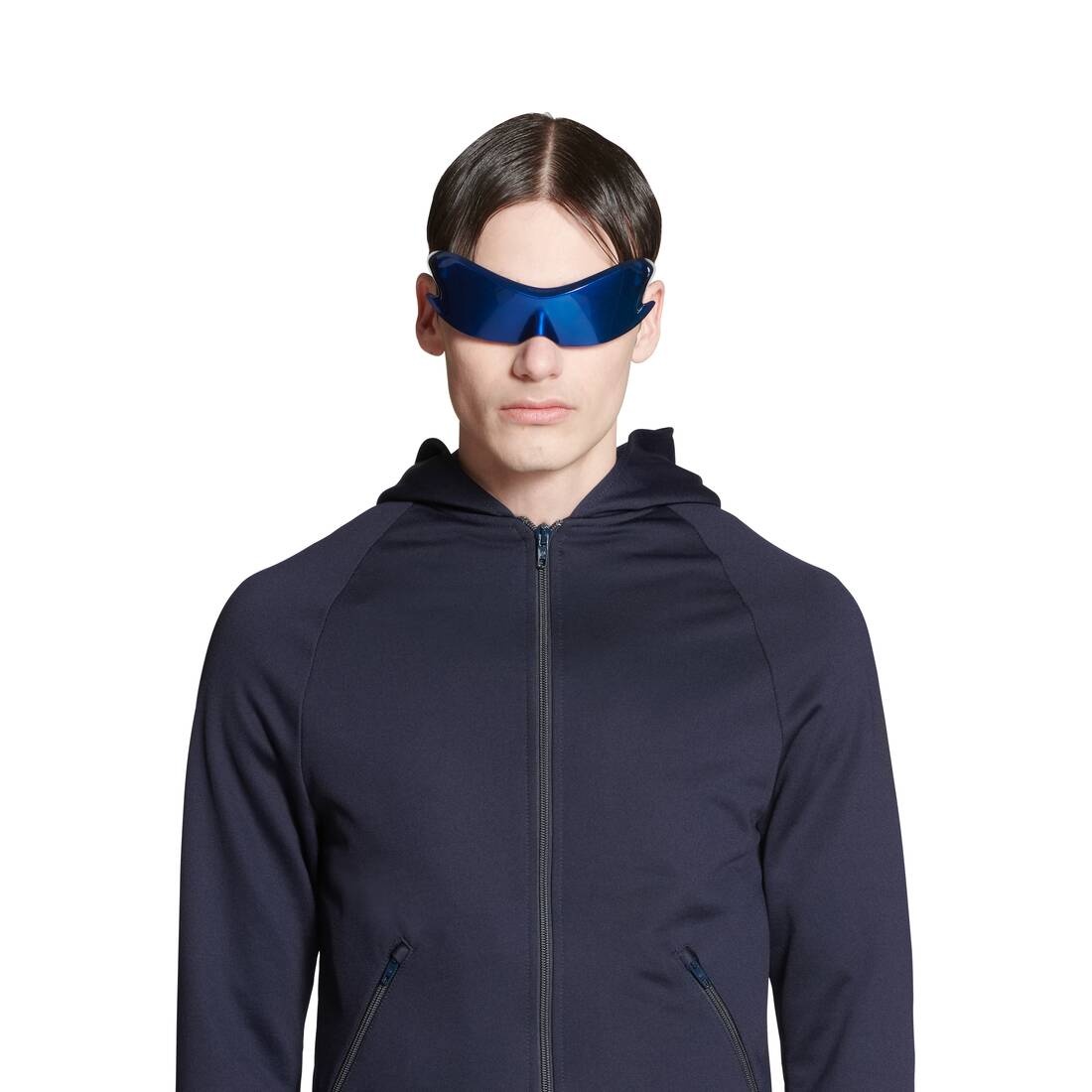 Men's Unity Sports Icon Inflatable Zip-up Hoodie Medium Fit in Dark Navy - 4