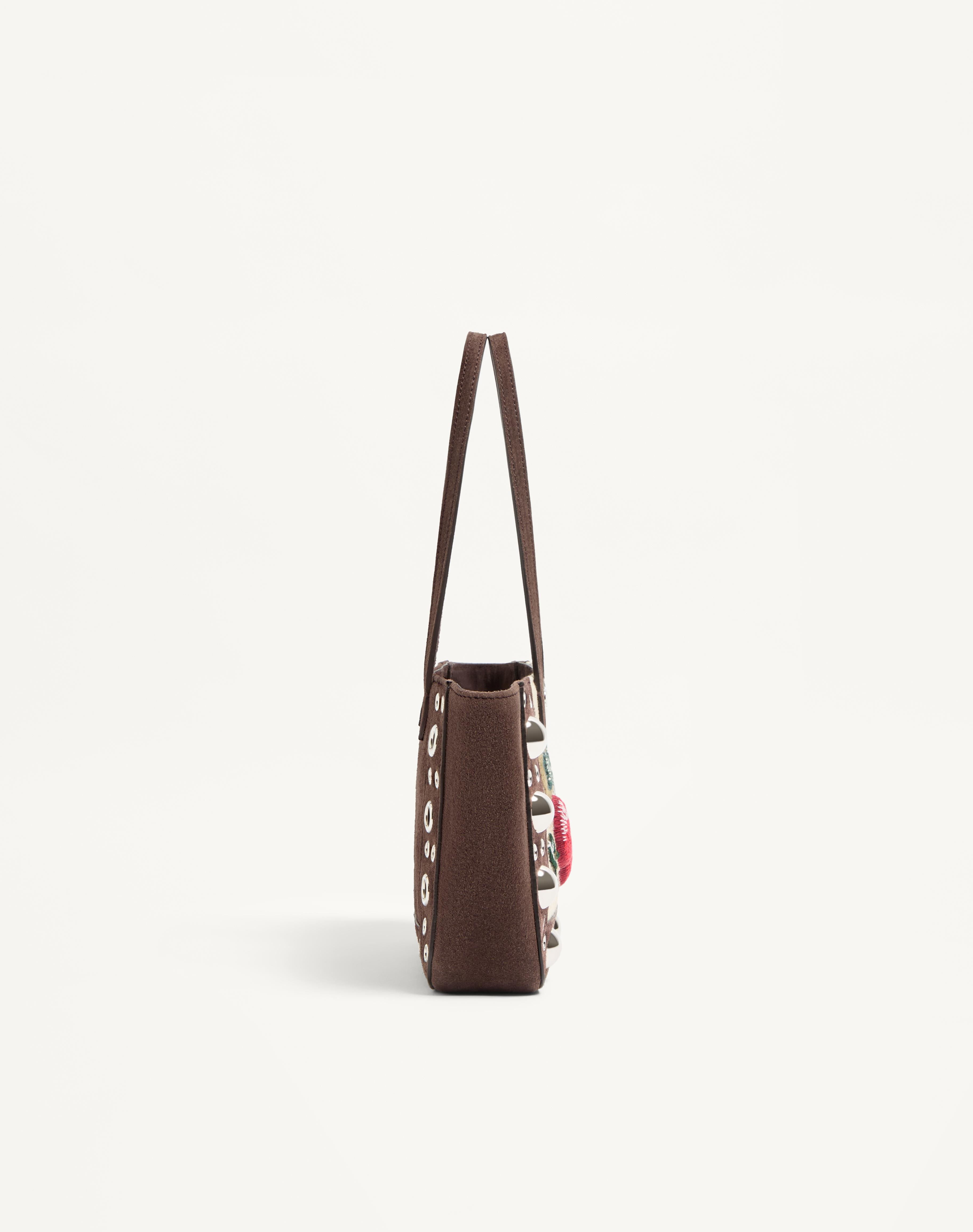 VALENTINO GARAVANI NELLCÔTE MINI EMBROIDERED SHOPPING BAG - 4