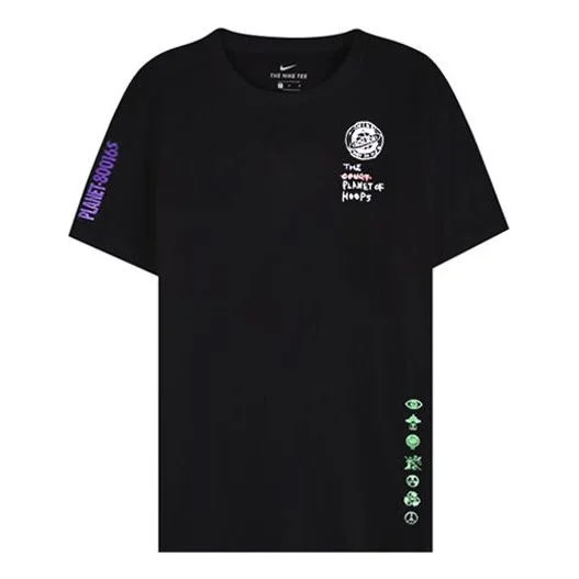 Nike Summer Hoops Basketball Short Sleeve Black CW4817-010 - 1