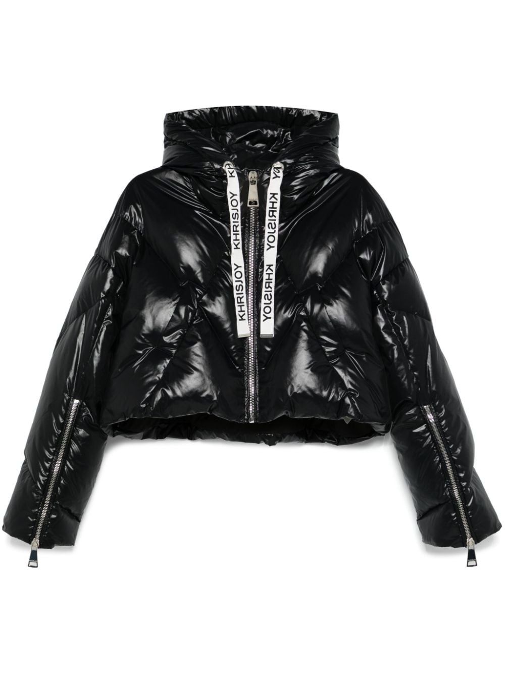 Khris cropped shiny jacket - 1