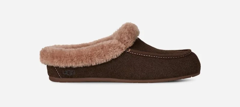® Women's Ansley Mule Sheepskin Slippers in Dusted Cocoa - 1