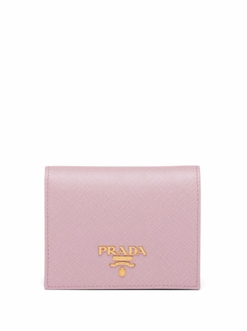 logo-lettering compact wallet - 1