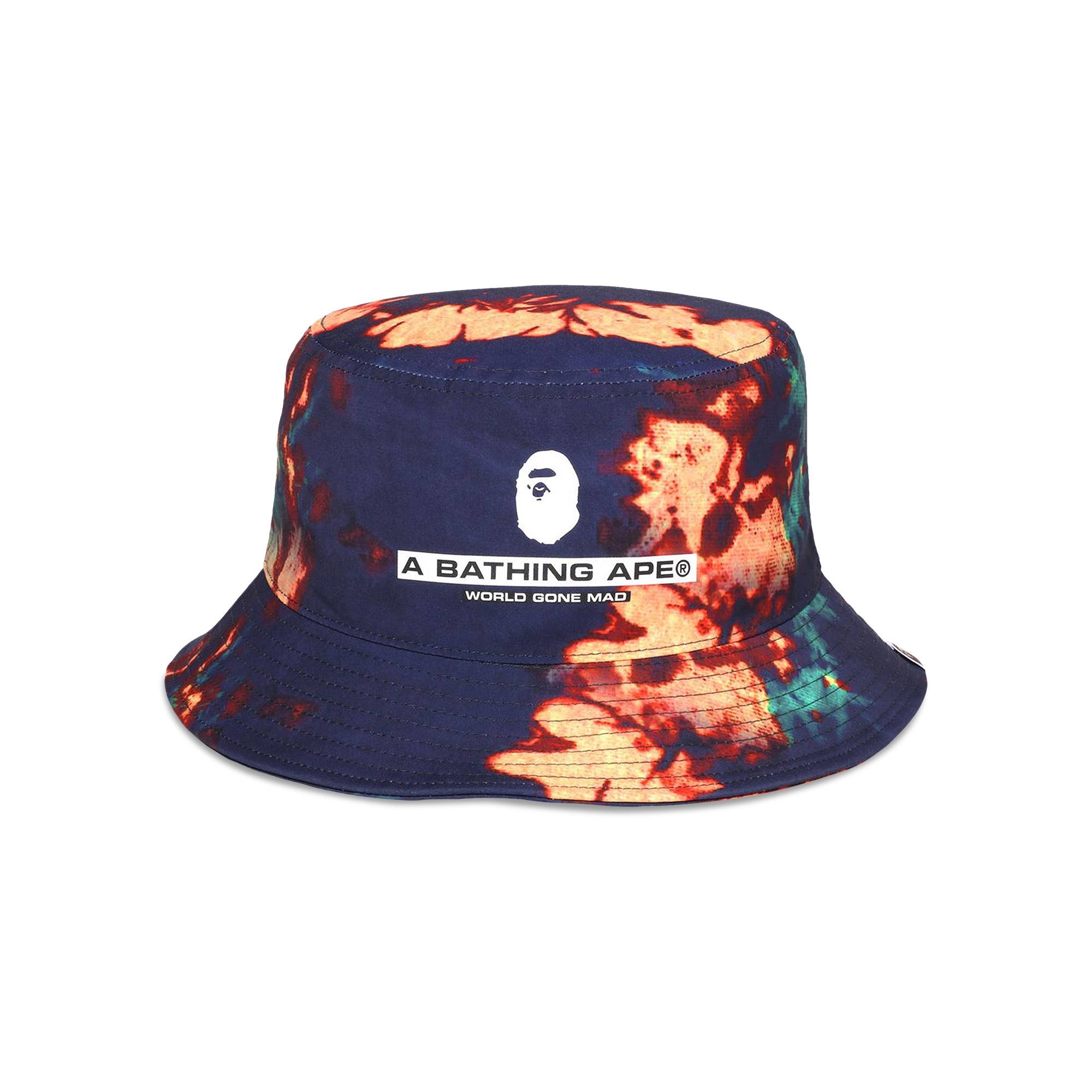 BAPE Tie Dye Bucket Hat 'Navy' - 1