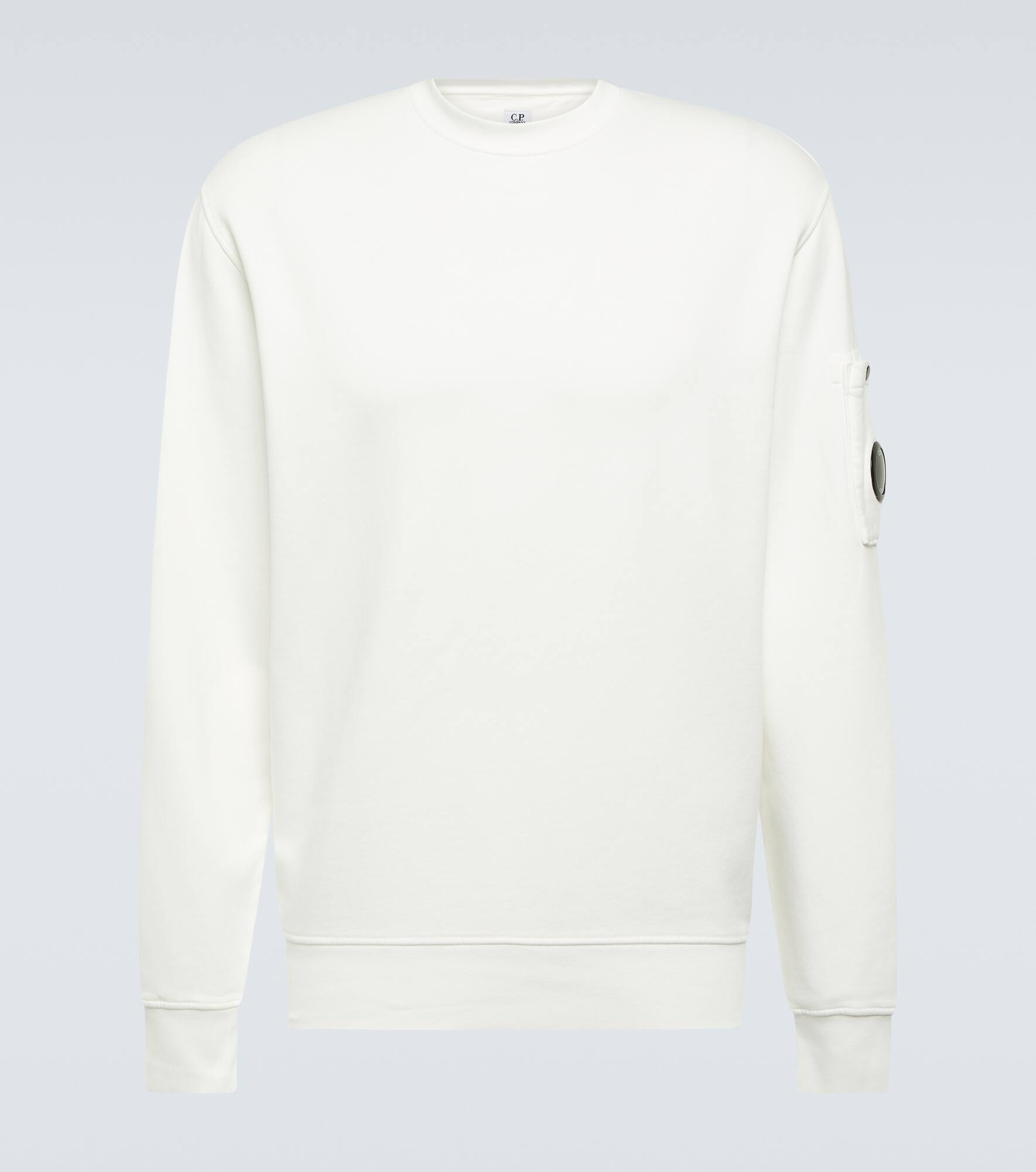 Lens cotton fleece sweatshirt - 1