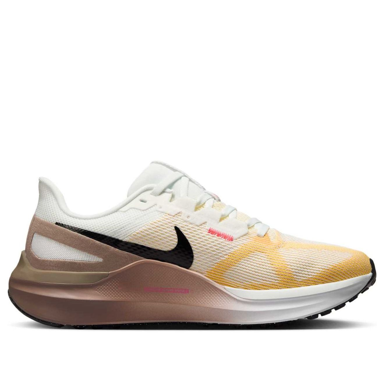 (WMNS) Nike Air Zoom Structure 25 'Summit White Mink Brown Black' DJ7884-110 - 2