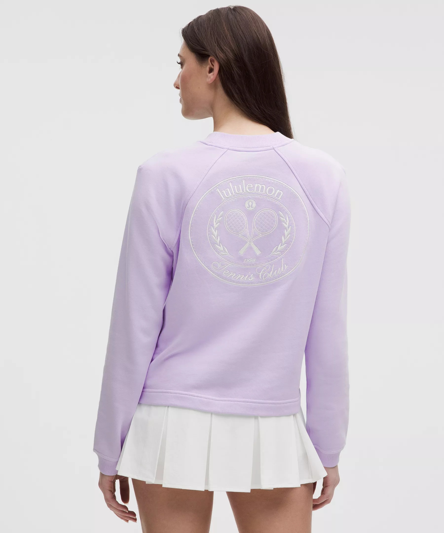 Cotton French Terry Crewneck Pullover *Tennis Club - 4