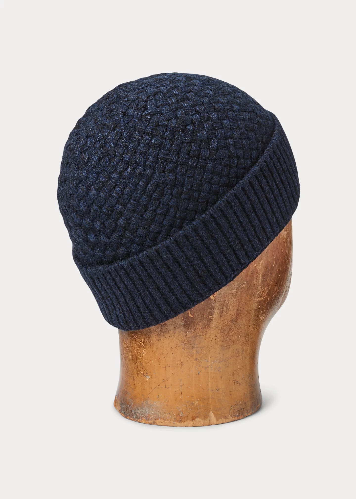 RRL by Ralph Lauren Basket-Weave Cashmere Watch Cap | REVERSIBLE