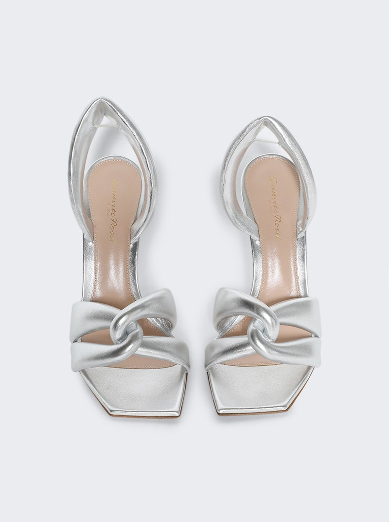 Amour Stiletto Heel Silver 5