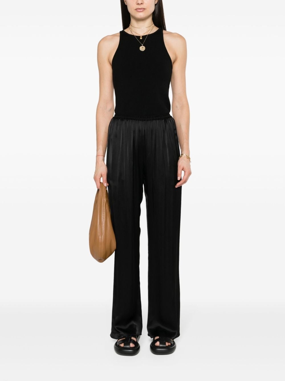 sleeveless knitted top - 2