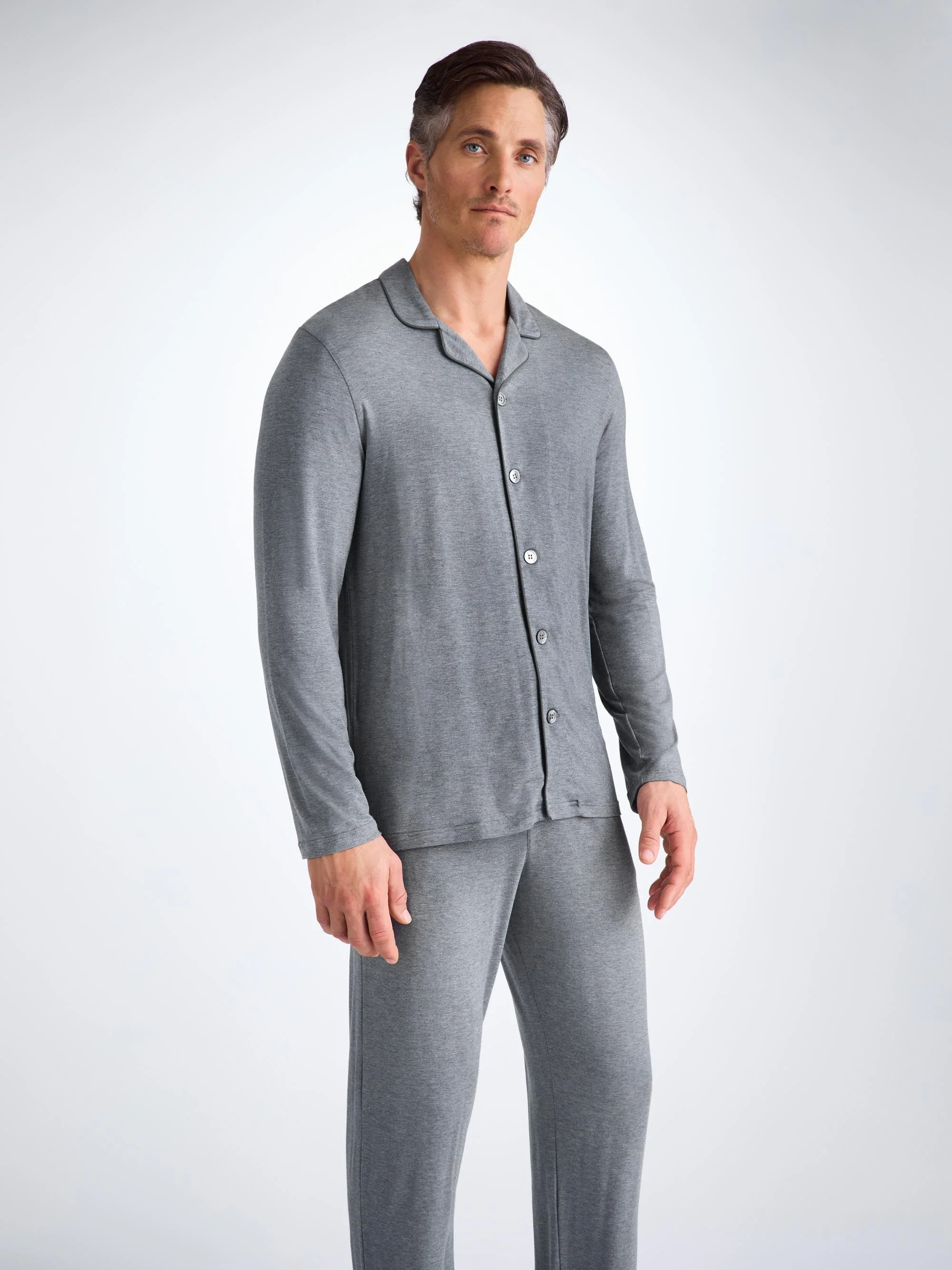 Men's Pajamas Marlowe Micro Modal Stretch Charcoal - 1