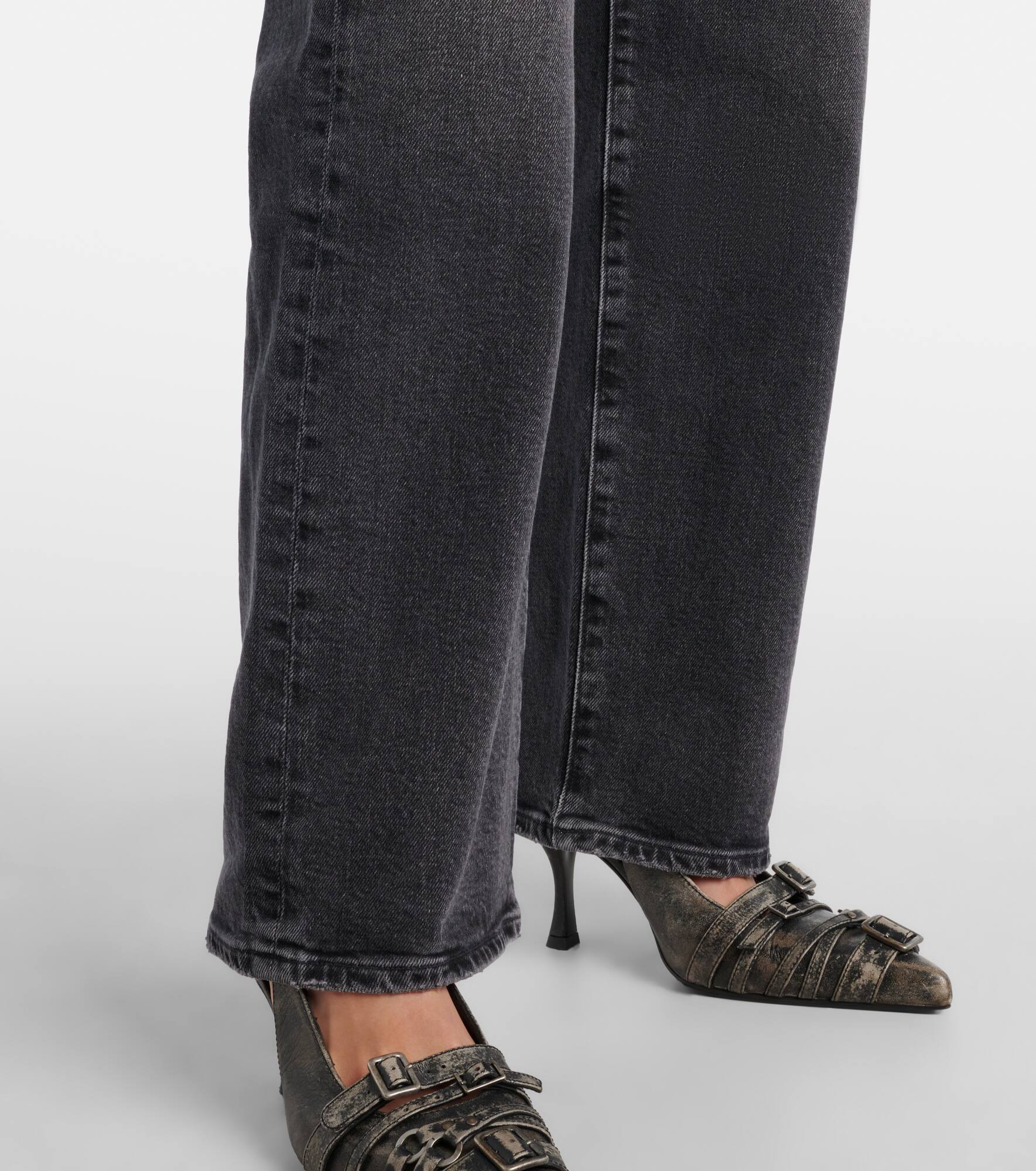 Harper mid-rise straight jeans - 5