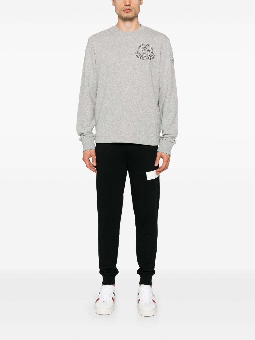 raised-logo track trousers - 2