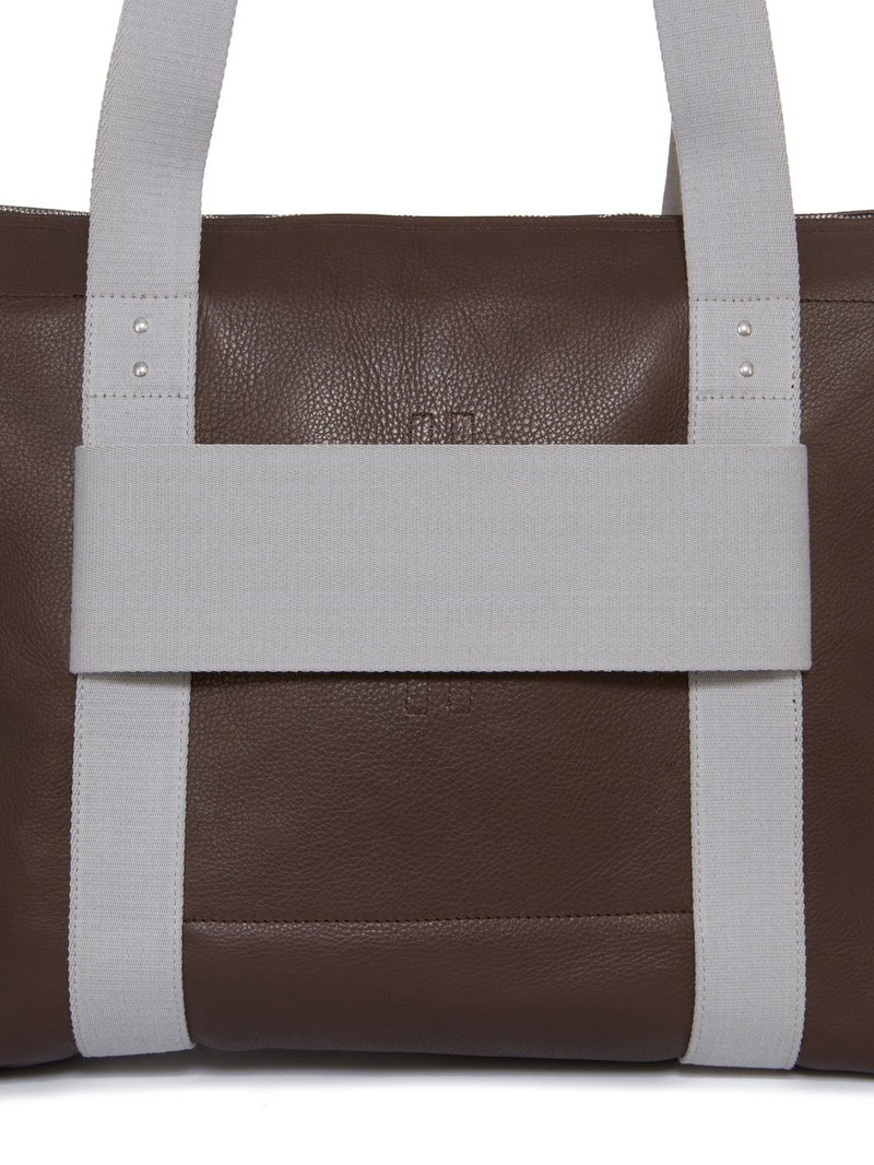 Trolley Leather Tote Bag 8
