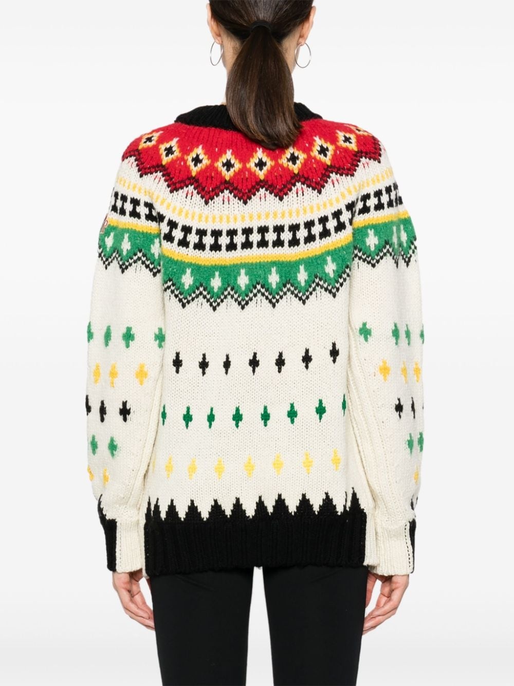 fair isle-knit crew-neck jumper - 4