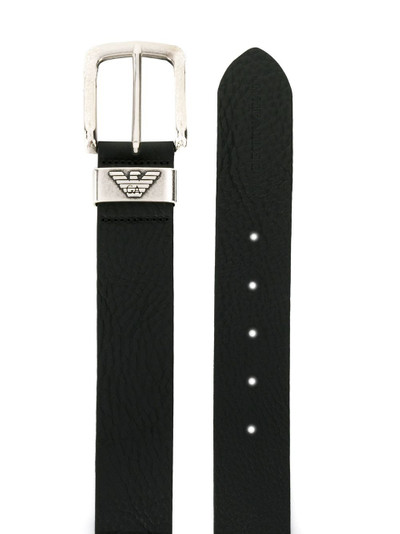 EMPORIO ARMANI logo plaque belt outlook