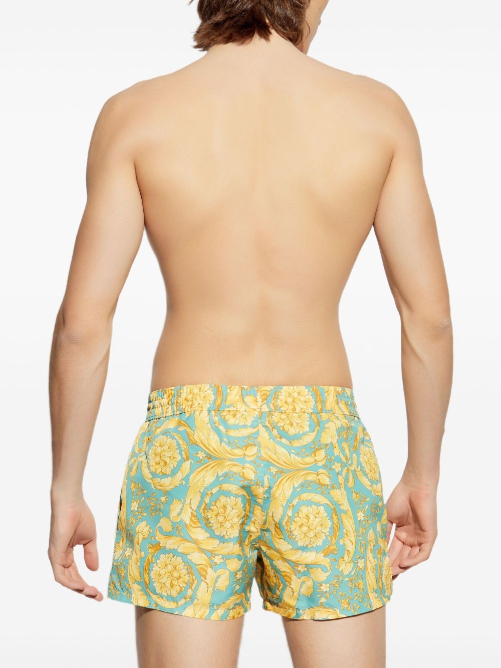 Barocco-print swim shorts - 3