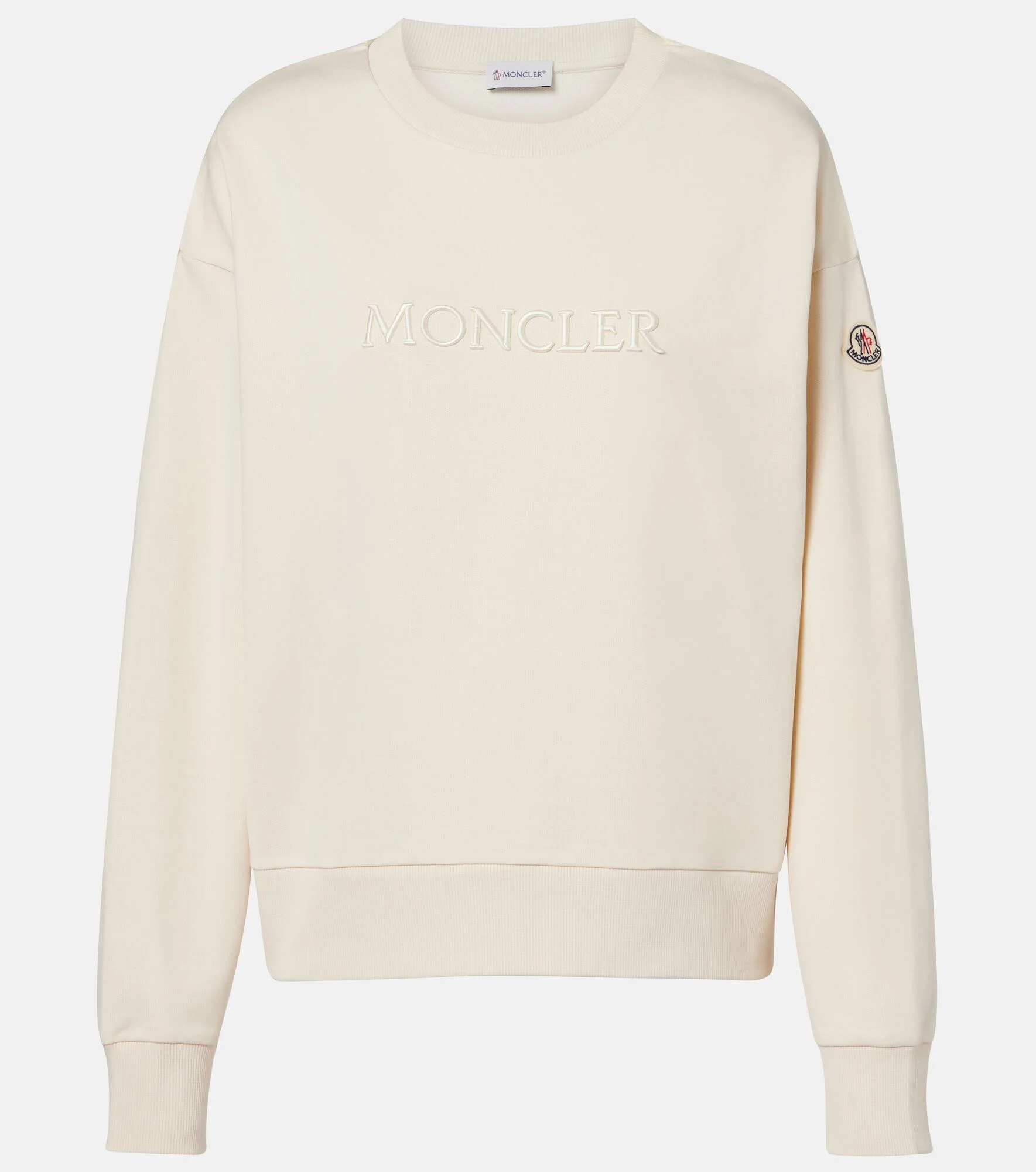 Logo cotton jersey sweatshirt - 1