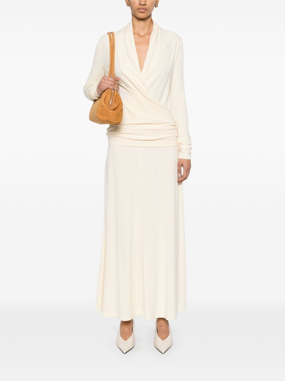 jersey maxi skirt - 2