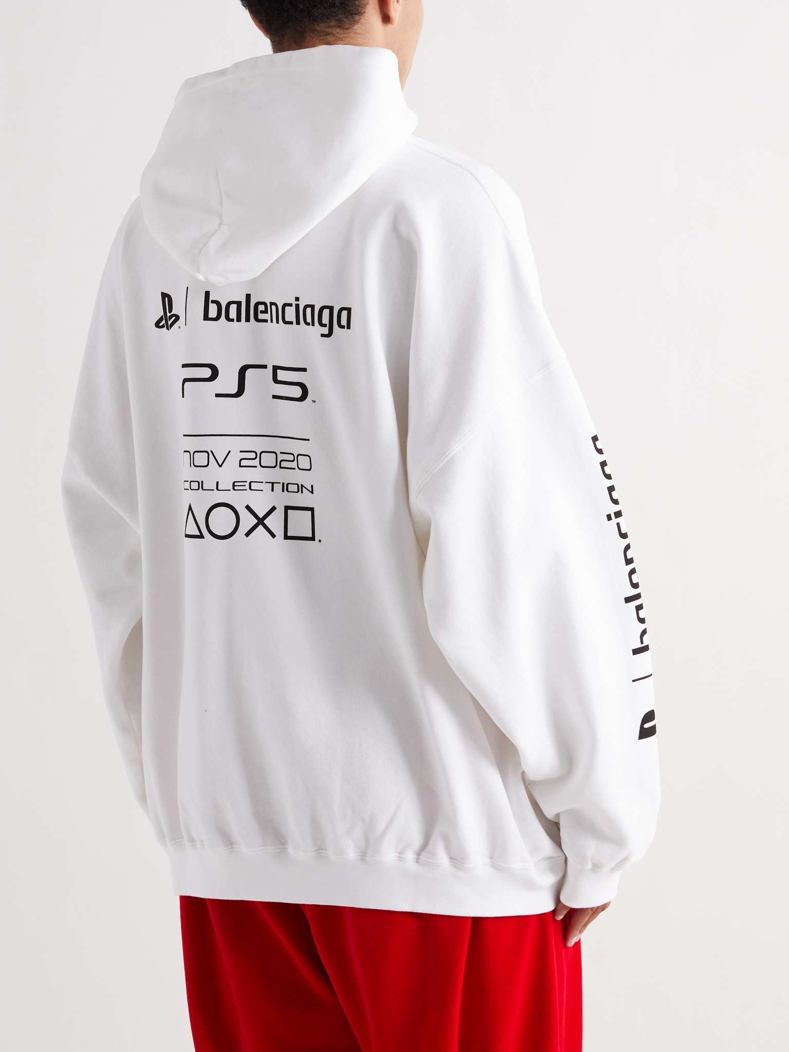 + PlayStation Printed Cotton-Jersey Hoodie - 4